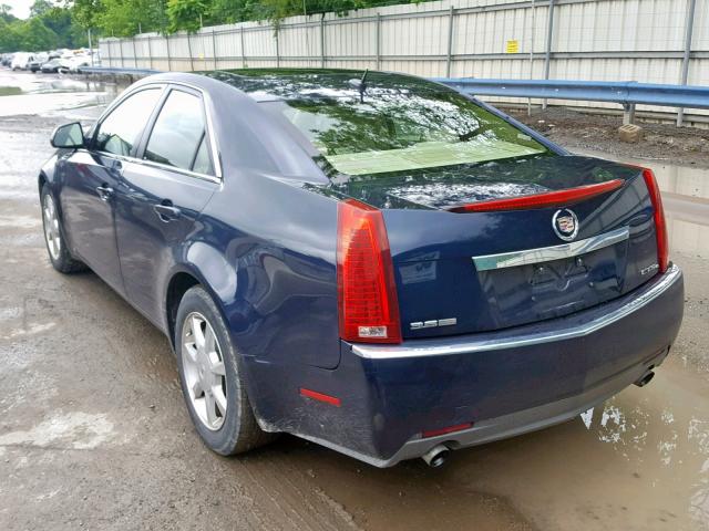 1G6DS57V380172662 - 2008 CADILLAC CTS HI FEA BLUE photo 3