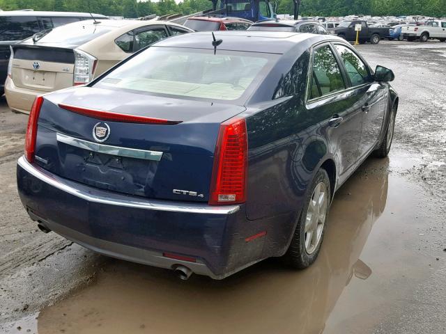 1G6DS57V380172662 - 2008 CADILLAC CTS HI FEA BLUE photo 4