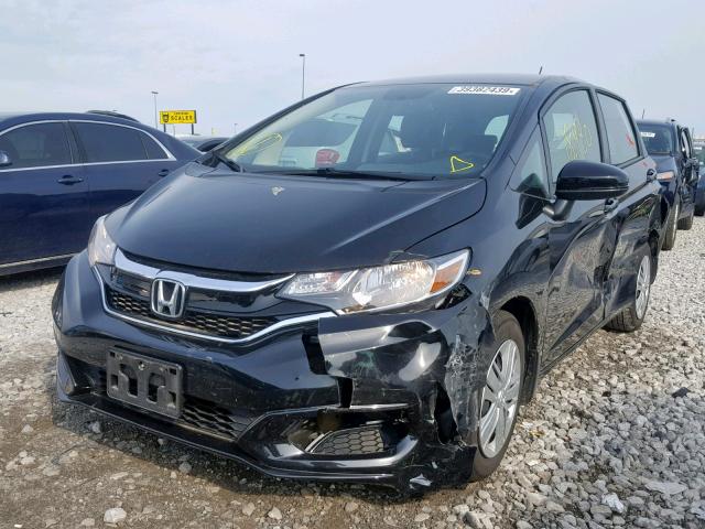 3HGGK5H44JM723296 - 2018 HONDA FIT LX BLACK photo 2