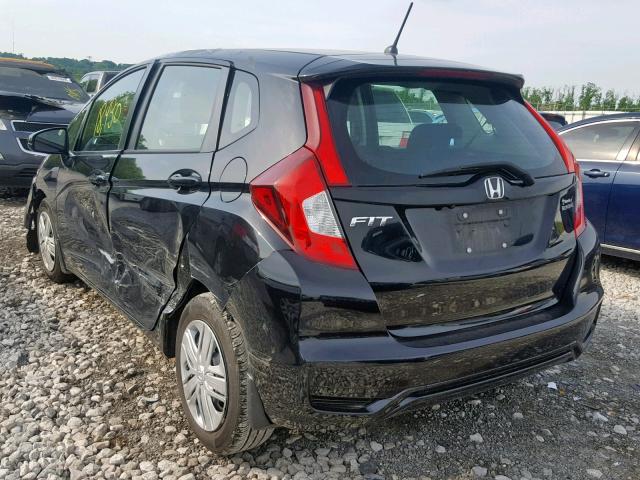 3HGGK5H44JM723296 - 2018 HONDA FIT LX BLACK photo 3