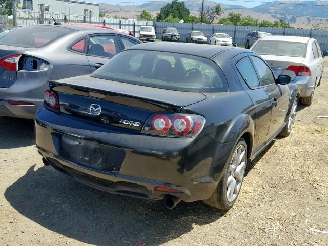 JM1FE1C48A0404102 - 2010 MAZDA RX8 BLACK photo 4