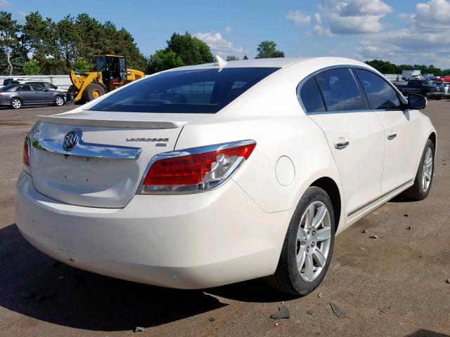 1G4GC5EDXBF149073 - 2011 BUICK LACROSSE C WHITE photo 4