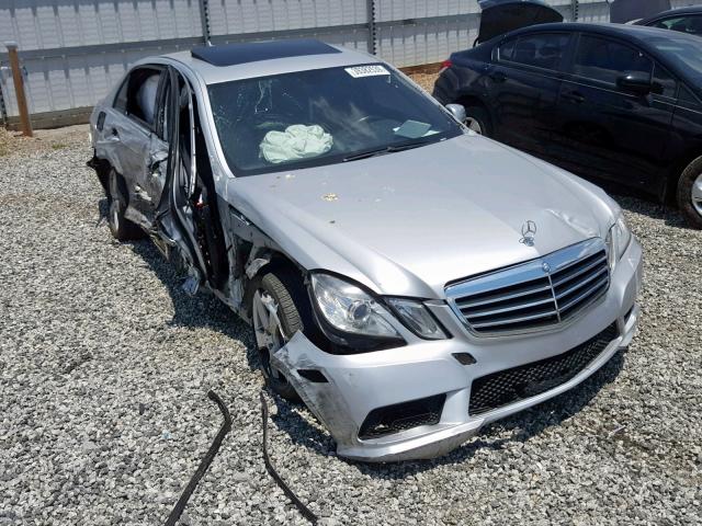 WDDHF5GB2BA391886 - 2011 MERCEDES-BENZ E 350 SILVER photo 1