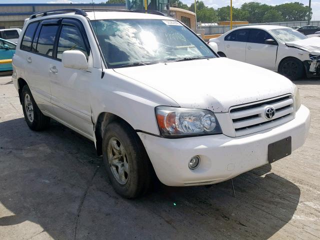 JTEGD21A170163090 - 2007 TOYOTA HIGHLANDER WHITE photo 1