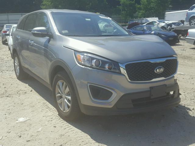 5XYPG4A30JG409556 - 2018 KIA SORENTO LX GRAY photo 1