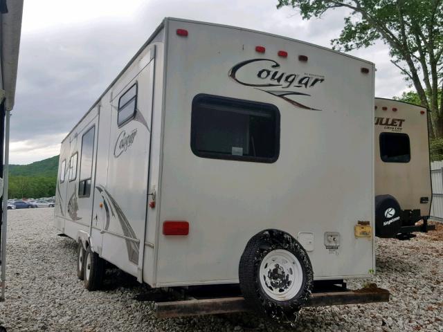 4YDT30723A2500779 - 2010 KEYSTONE COUGAR WHITE photo 3