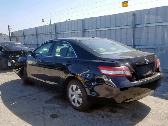 4T4BF3EK4BR103535 - 2011 TOYOTA CAMRY BASE BLACK photo 3