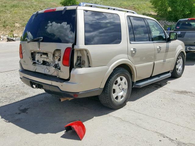 5LMFU28576LJ14684 - 2006 LINCOLN NAVIGATOR BEIGE photo 4