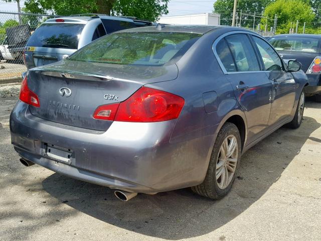 JN1CV6AR6CM680890 - 2012 INFINITI G37 GRAY photo 4