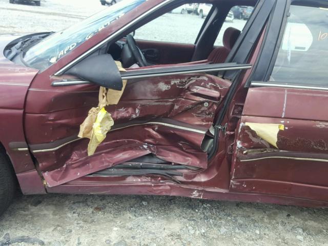 2G1WL52M4W9203267 - 1998 CHEVROLET LUMINA BAS BURGUNDY photo 10