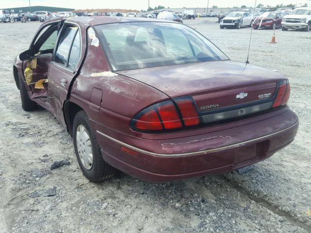 2G1WL52M4W9203267 - 1998 CHEVROLET LUMINA BAS BURGUNDY photo 3