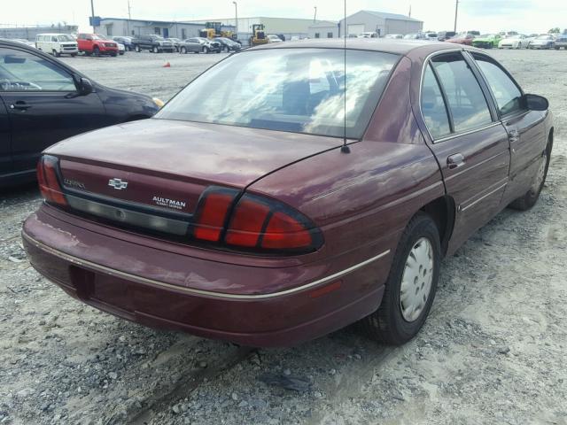 2G1WL52M4W9203267 - 1998 CHEVROLET LUMINA BAS BURGUNDY photo 4