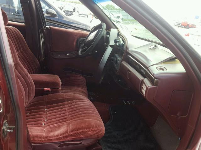 2G1WL52M4W9203267 - 1998 CHEVROLET LUMINA BAS BURGUNDY photo 5