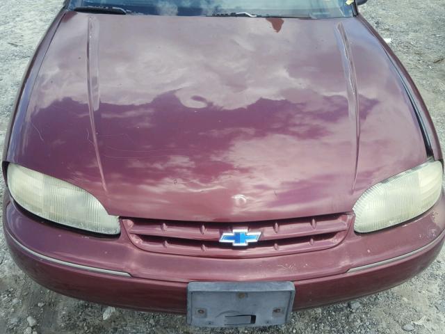 2G1WL52M4W9203267 - 1998 CHEVROLET LUMINA BAS BURGUNDY photo 7