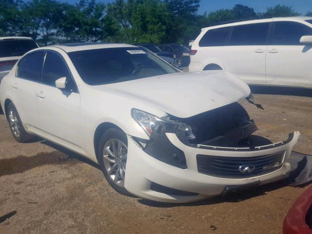 JNKCV61F89M362554 - 2009 INFINITI G37 WHITE photo 1