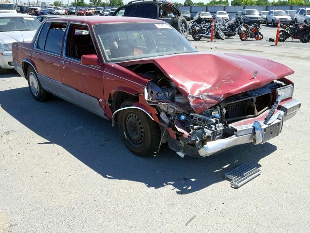 1G6CD5337L4367577 - 1990 CADILLAC DEVILLE RED photo 1