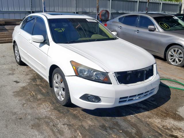 1HGCP26818A148831 - 2008 HONDA ACCORD EXL WHITE photo 1