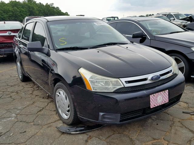 1FAHP34N78W146464 - 2008 FORD FOCUS S/SE BLACK photo 1