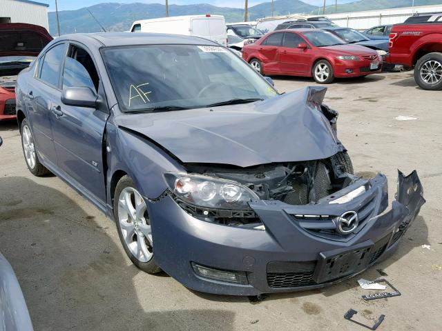 JM1BK323081174071 - 2008 MAZDA 3 S GRAY photo 1