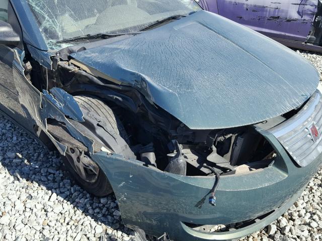 1G8AJ55F77Z206184 - 2007 SATURN ION LEVEL GREEN photo 9