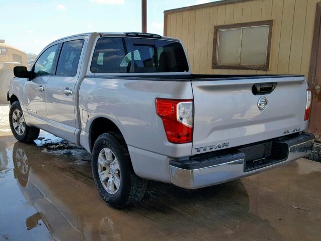 1N6AA1EJ1JN543853 - 2018 NISSAN TITAN S SILVER photo 3