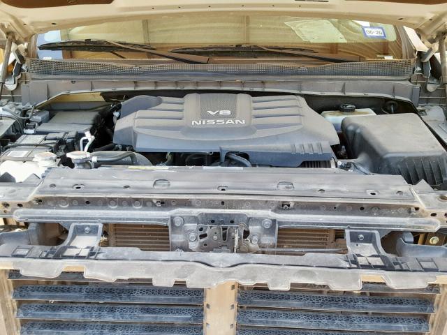 1N6AA1EJ1JN543853 - 2018 NISSAN TITAN S SILVER photo 7