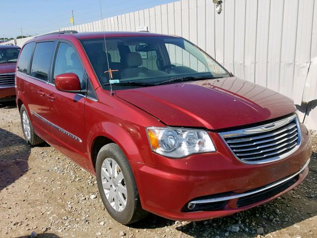 2C4RC1BG0CR208856 - 2012 CHRYSLER TOWN & COU RED photo 1