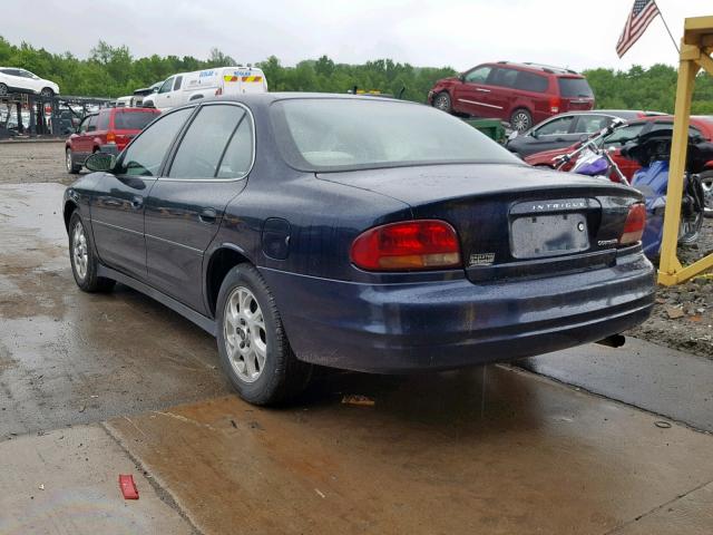 1G3WH52H72F184730 - 2002 OLDSMOBILE INTRIGUE G BLUE photo 3