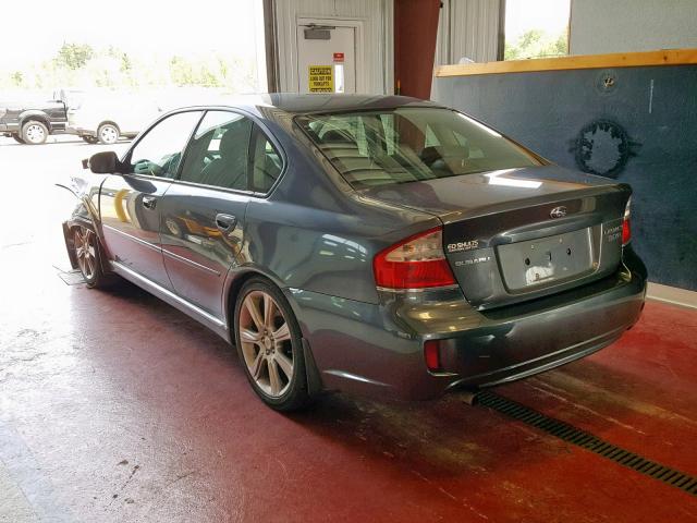 4S3BL856X94220974 - 2009 SUBARU LEGACY 3.0 BLUE photo 3