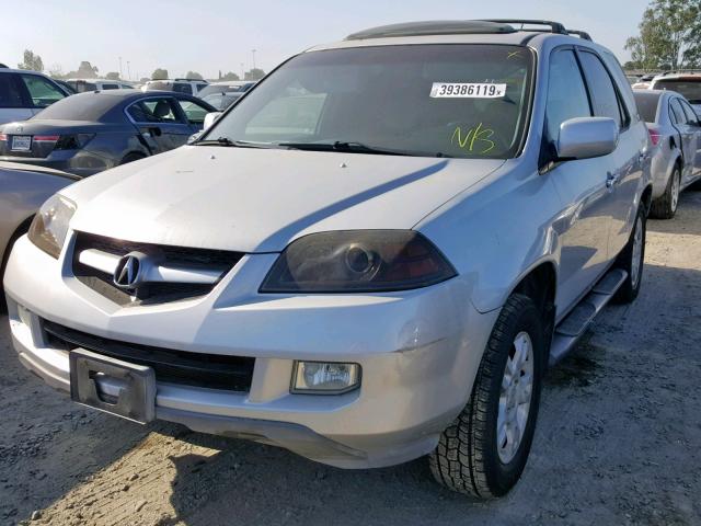 2HNYD18904H504687 - 2004 ACURA MDX TOURIN GRAY photo 2