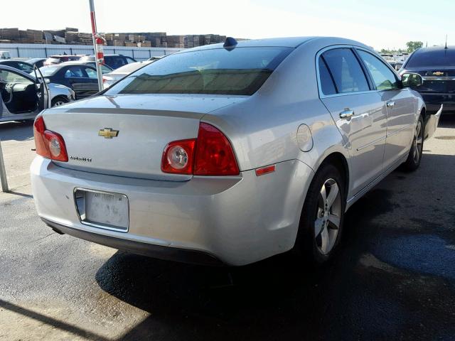 1G1ZC5E00CF392525 - 2012 CHEVROLET MALIBU 1LT 银色 照片 4