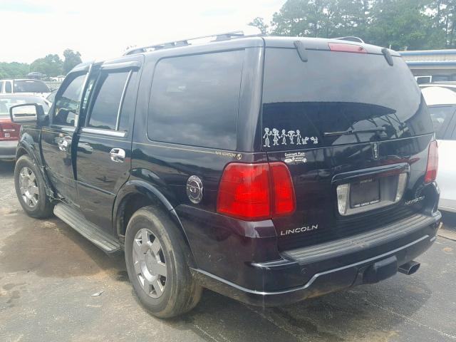 5LMFU27515LJ10503 - 2005 LINCOLN NAVIGATOR BLACK photo 3