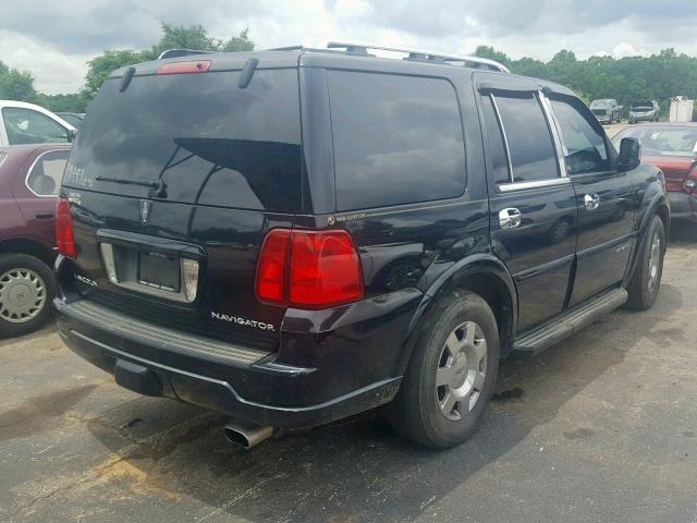 5LMFU27515LJ10503 - 2005 LINCOLN NAVIGATOR BLACK photo 4