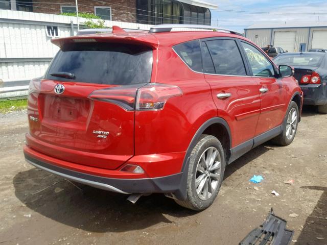 2T3DFREV5HW641242 - 2017 TOYOTA RAV4 LIMIT RED photo 4