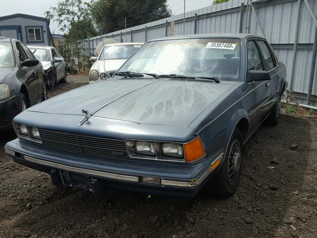 1G4AH51W6JT427529 - 1988 BUICK CENTURY CU BLUE photo 2