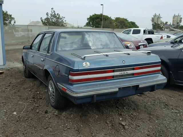 1G4AH51W6JT427529 - 1988 BUICK CENTURY CU BLUE photo 3