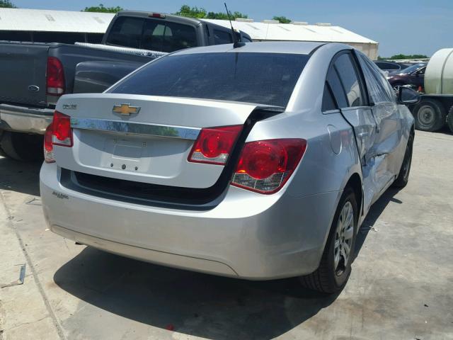 1G1PC5SH0B7292001 - 2011 CHEVROLET CRUZE LS SILVER photo 4