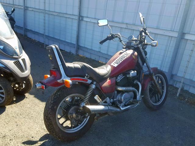 JH2PC0814GM301223 - 1986 HONDA VT500 C BURGUNDY photo 4