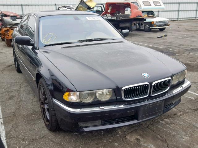 WBAGG83451DN81414 - 2001 BMW 740 I AUTO BLACK photo 1
