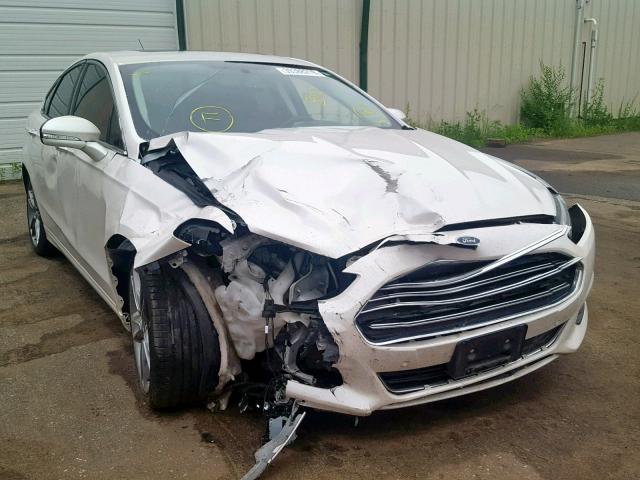 3FA6P0K95ER184768 - 2014 FORD FUSION TIT WHITE photo 1