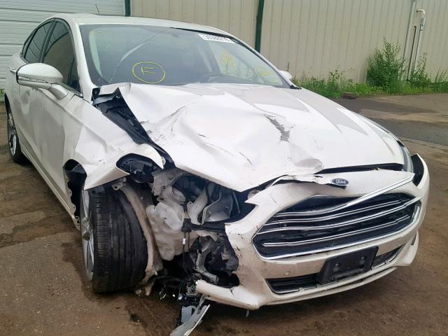 3FA6P0K95ER184768 - 2014 FORD FUSION TIT WHITE photo 9