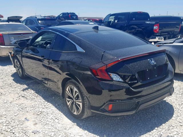 2HGFC3B77JH357140 - 2018 HONDA CIVIC EXL BLACK photo 3