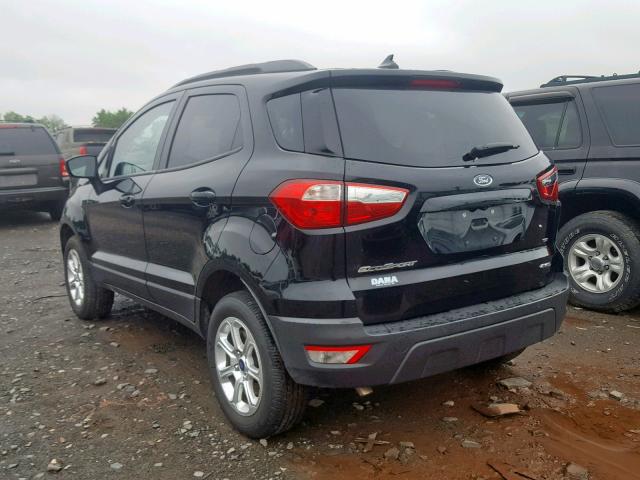 MAJ6P1UL1JC210032 - 2018 FORD ECOSPORT S BLACK photo 3