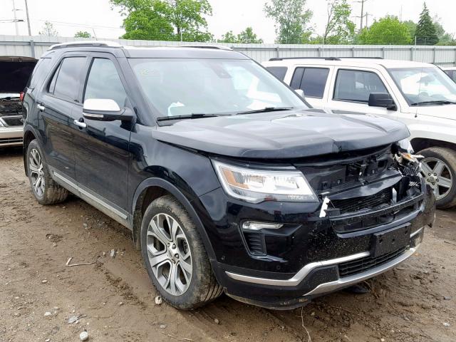 1FM5K8HT8JGB06763 - 2018 FORD EXPLORER P BLACK photo 1