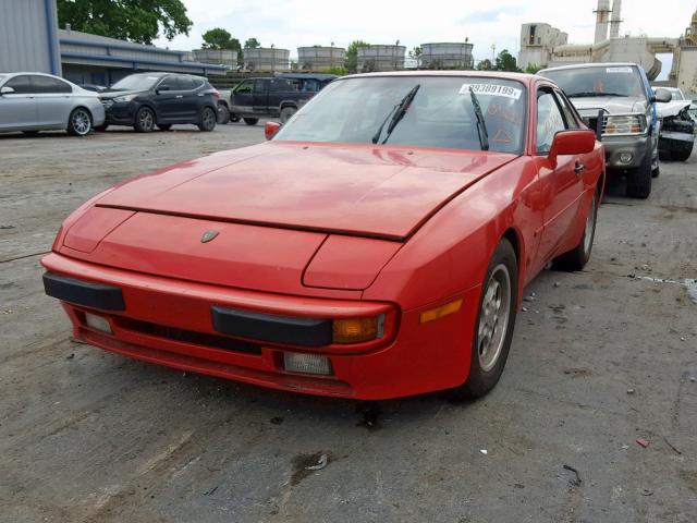 WP0AA0942GN453931 - 1986 PORSCHE 944 RED photo 2