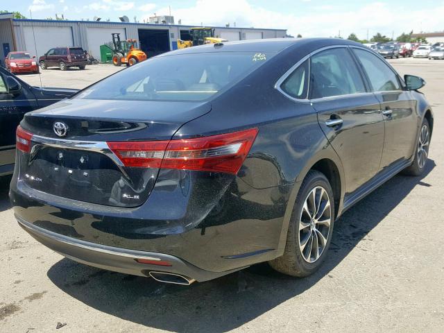 4T1BK1EB1JU288247 - 2018 TOYOTA AVALON XLE BLACK photo 4