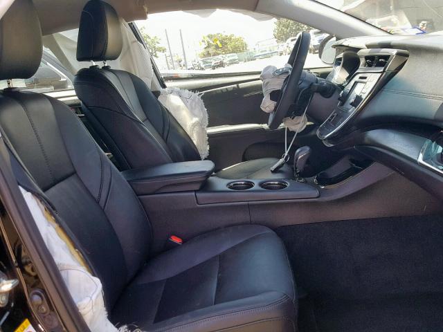 4T1BK1EB1JU288247 - 2018 TOYOTA AVALON XLE BLACK photo 5