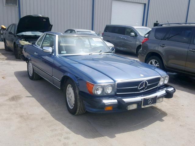 WDBBA48D0GA038898 - 1986 MERCEDES-BENZ 560 SL BLUE photo 1