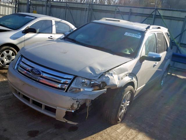 1FMDK06W48GA25943 - 2008 FORD TAURUS X L BEIGE photo 2