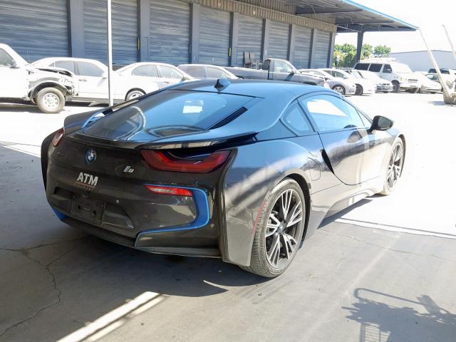 WBY2Z2C5XFV391525 - 2015 BMW I8 BLACK photo 4